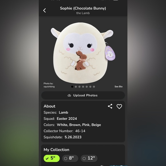 BNWT: 5” Sophie (Chocolate Bunny) Squishmallow - Picture 10 of 10